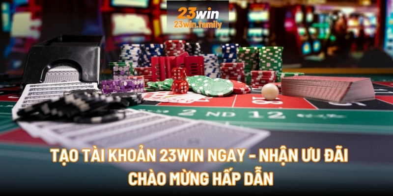Tạo tài khoản 23Win ngay - Nhận ưu đãi chào mừng hấp dẫn