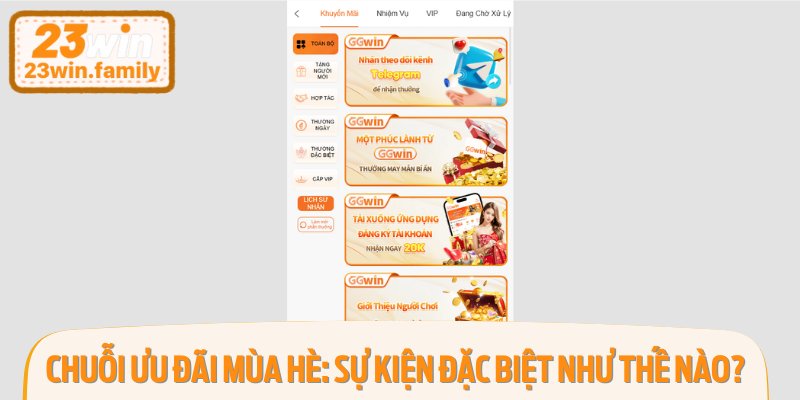 Tìm hiểu kĩ hơn về chuỗi ưu đãi hè